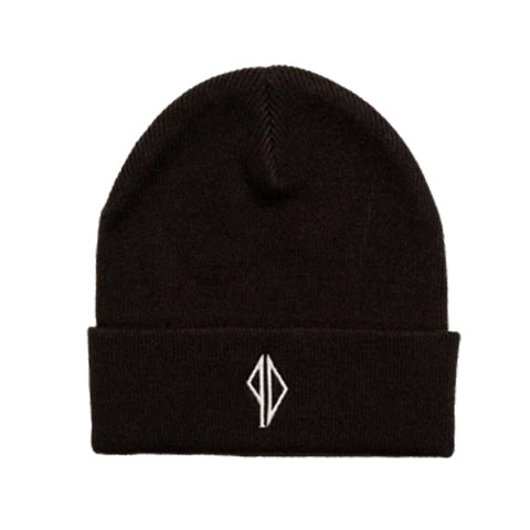 DIRECT LOGO BLACK BEANIE