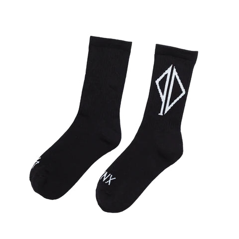 ON YR TOES SOCKS BLACK